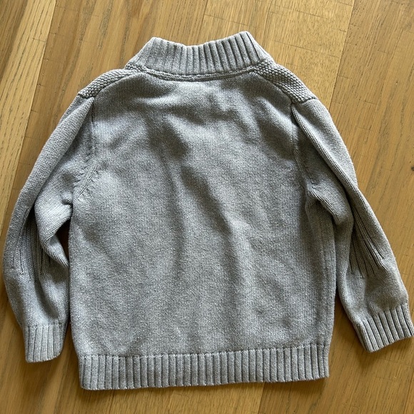 Baby Gap Toddler Gray Shawl Collar Sweater - Picture 2 of 4